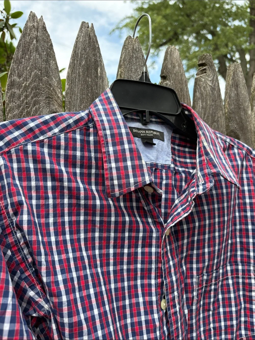 Banana Republic medium soft wash cotton shirt.